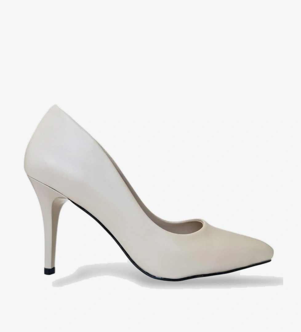 Kadın Klasik Topuklu Ayakkabı BEJ