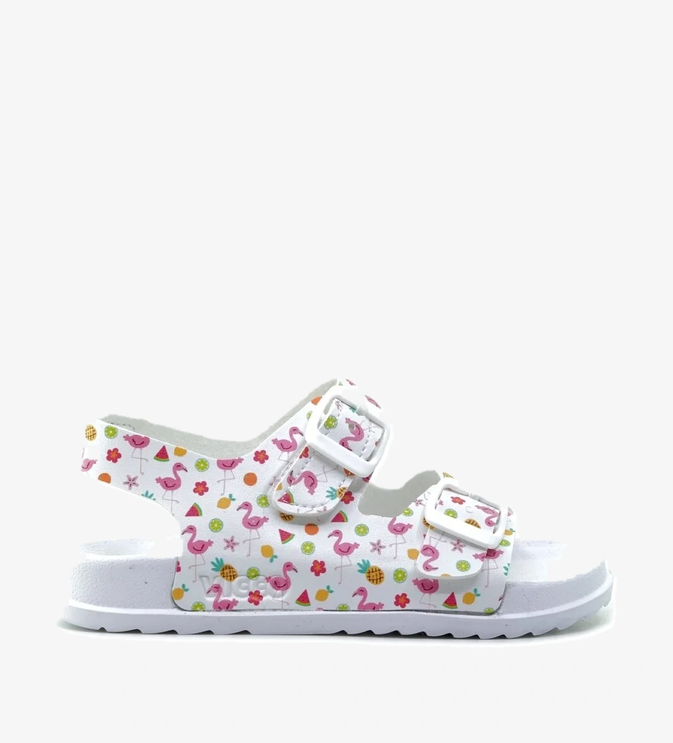 Vicco VİCCO MİYU II KIZ ÇOCUK HAFİF ANATOMİK TABAN BASİC GÜNLÜK SANDALET (22-30) 23Y 321.254 PK BEYAZ model görseli