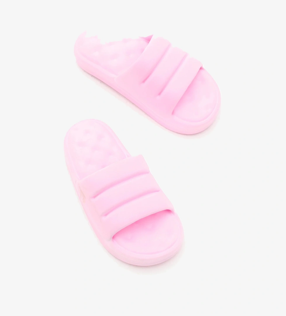 Kadın Pembe Rahat Kalıp Dilimli Model Önü Açık Eva Terlik - Görsel 1