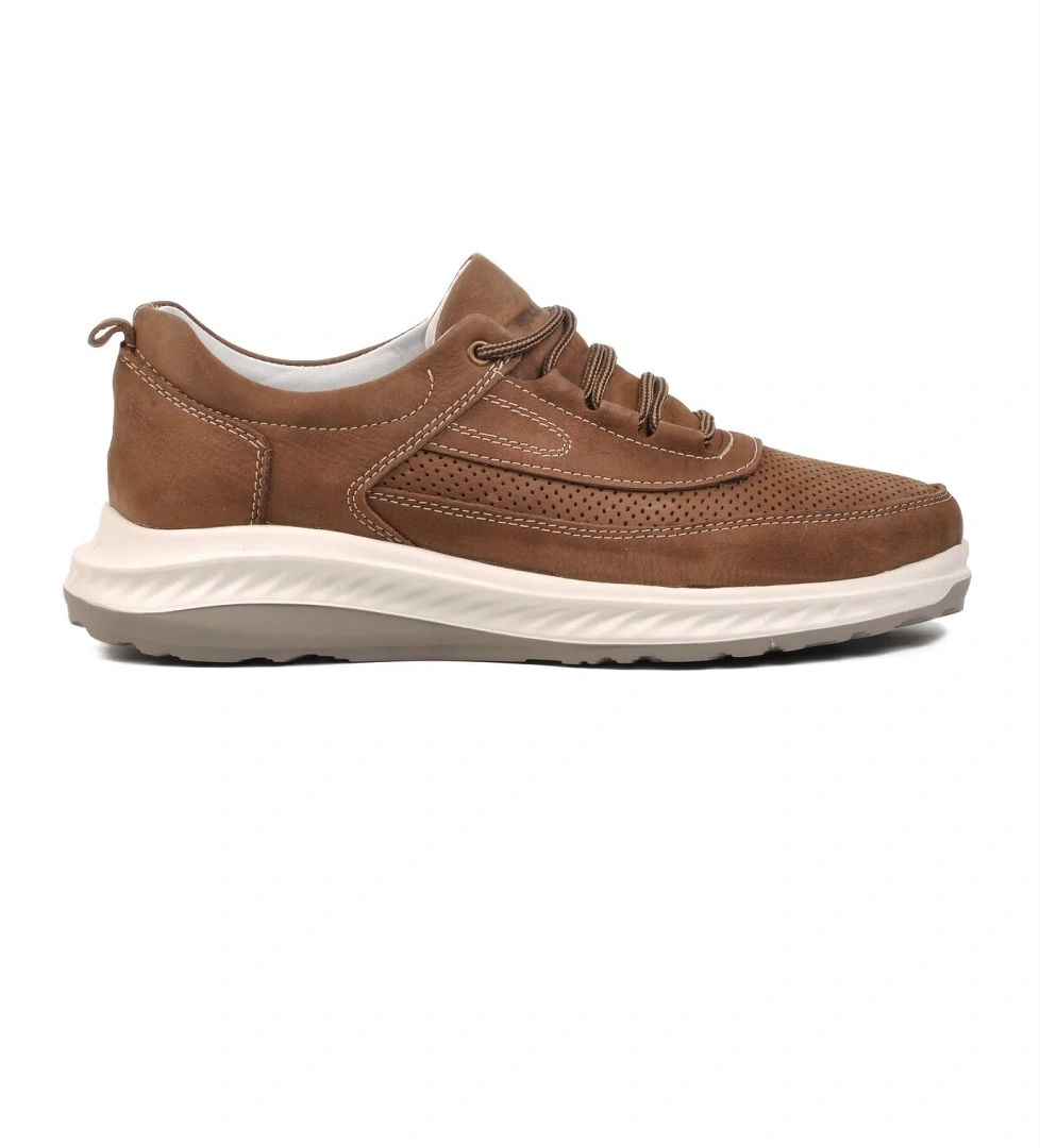 241101 Vizon Nubuk Hakiki Deri Erkek Günlük Ayakkabı