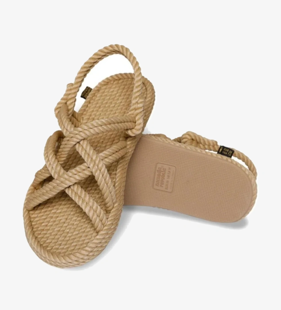 Nomadic Republic Bodrum Nomadic Kauçuk Republic Bej Tabanlı Kadın Halat Bod.0012.k.t Sandalet model görseli