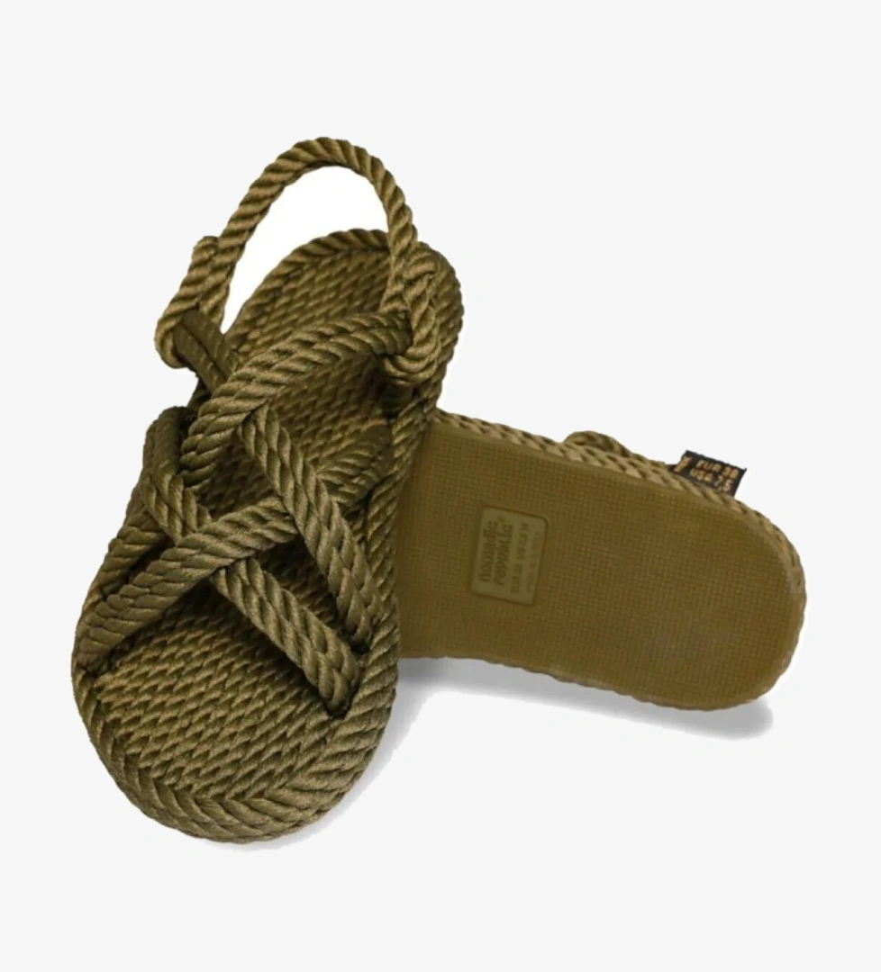 Nomadic Republic Nomadic Bodrum Republic Kauçuk Tabanlı Haki Kadın Halat Bod.0011.k.t Sandalet model görseli