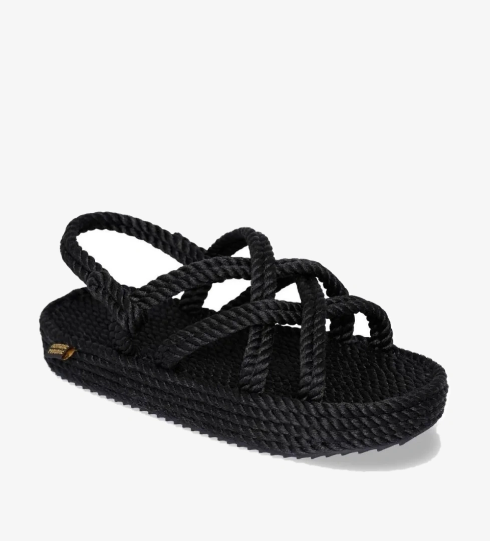 Nomadic Republic Nomadic Bodrum Platform Republic Siyah Halat Kadın Sandalet Bod.0020.p model görseli