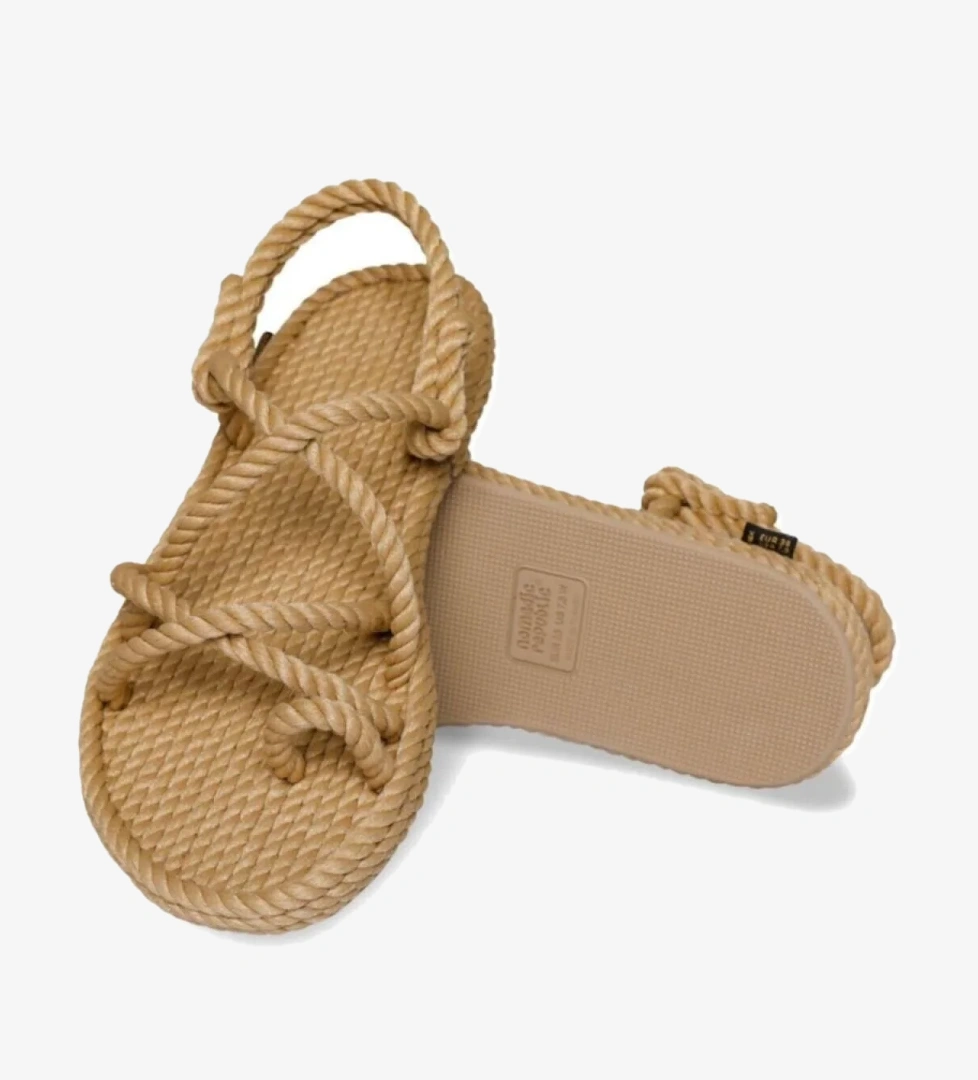 Nomadic Republic Nomadic İbiza Republic Kauçuk Bej Tabanlı Kadın Halat Ibz.0012.k.t Sandalet model görseli