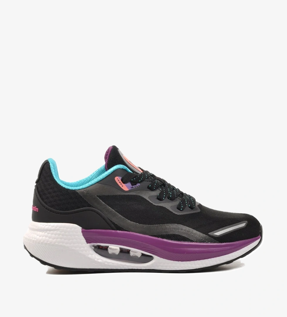 PCI-10108 Siyah-Beyaz Kadın Spor Ayakkabı