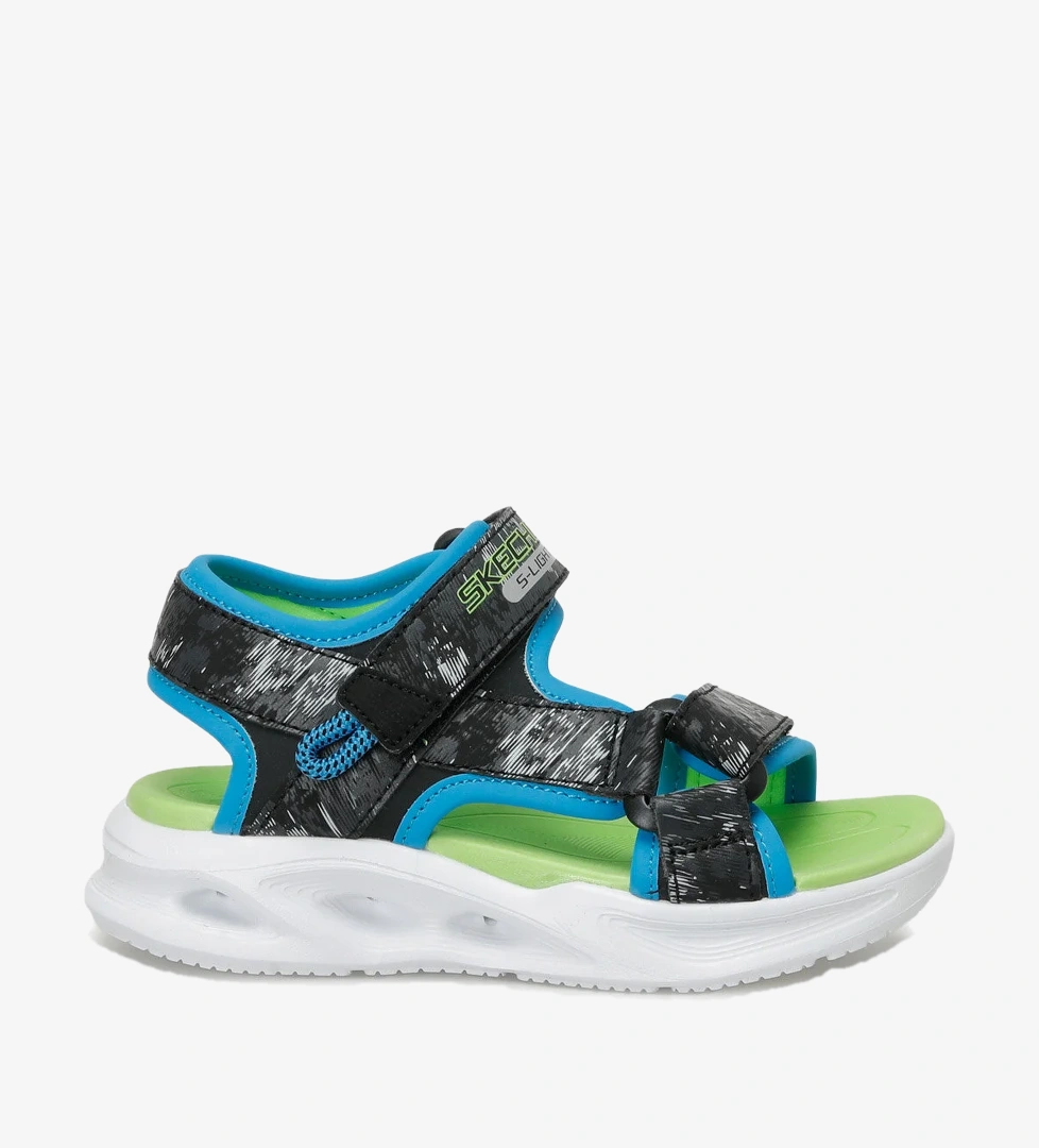 Skechers SOLA GLOW SANDAL Siyah Erkek Çocuk Sandalet