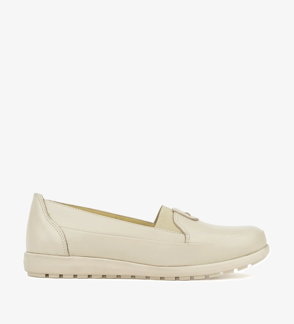 Kadın Hakiki Deri Günlük Ayakkabı 1411022Z7341 Bej