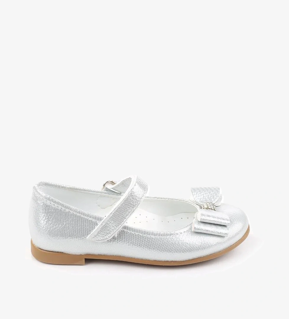 Papuç Sepeti Ortaç 3162 Kız Çocuk Balerin Cırtlı Babet Ayakkabı model görseli