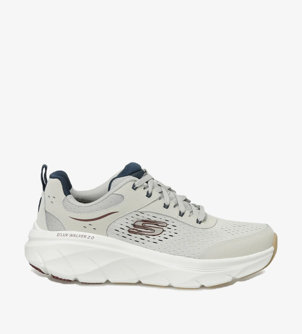 Skechers D'LUX WALKER 2.0 - DURVEN Bej Erkek Comfort Ayakkabı