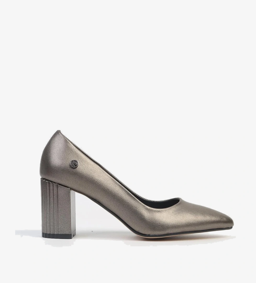 Pierre Cardin ® | PC-52574 - 3478 Platin Cilt-Kadın Topuklu Ayakkabı model görseli