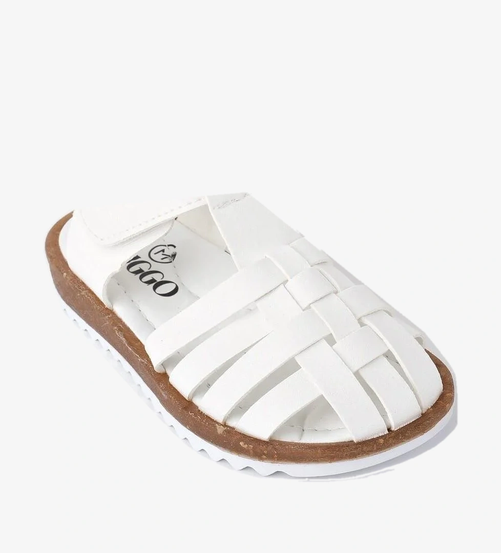 Rapunzel Garantili Günlük Ortopedik Hafif Taban Cırtlı Kız Çocuk Sandalet