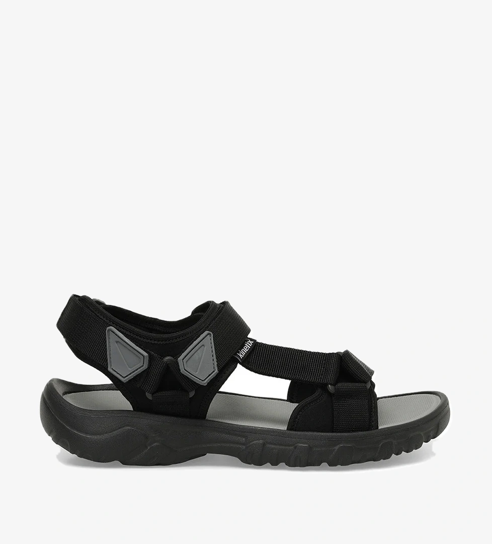 DESMAR TX 4FX Siyah Erkek Sandalet - Görsel 1