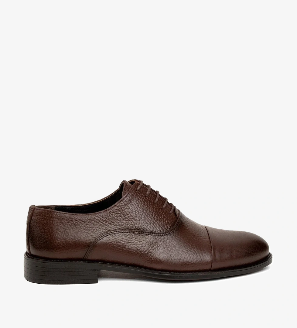 Ayakkabı Fuarı Elit MABR610-1C Erkek Hakiki Deri Klasik Ayakkabı Kahverengi model görseli