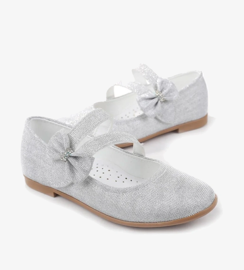 Papuç Sepeti 3735 Kız Çocuk Taşlı Balerin Babet Ayakkabı model görseli