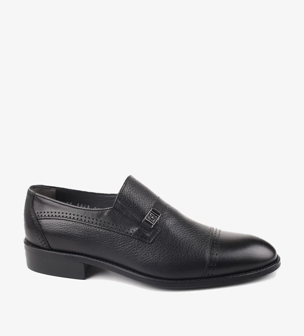 Smart 1603 Hakiki Deri Bağcıksız Klasik Erkek Ayakkabı model görseli