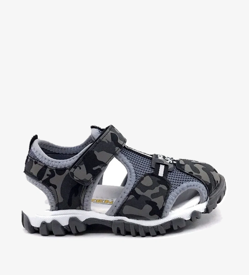 Arz 4862 K.Gri Erkek Çocuk Sandalet Ayakkabı - Görsel 1