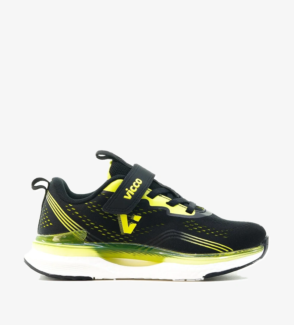 Vicco VİCCO NEBULA ERKEK ÇOCUK ANATOMİK TABAN SNEAKER GÜNLÜK SPOR AYAKKABI (26-35) 24Y 346.113 FE SİYAH/YEŞİL model görseli