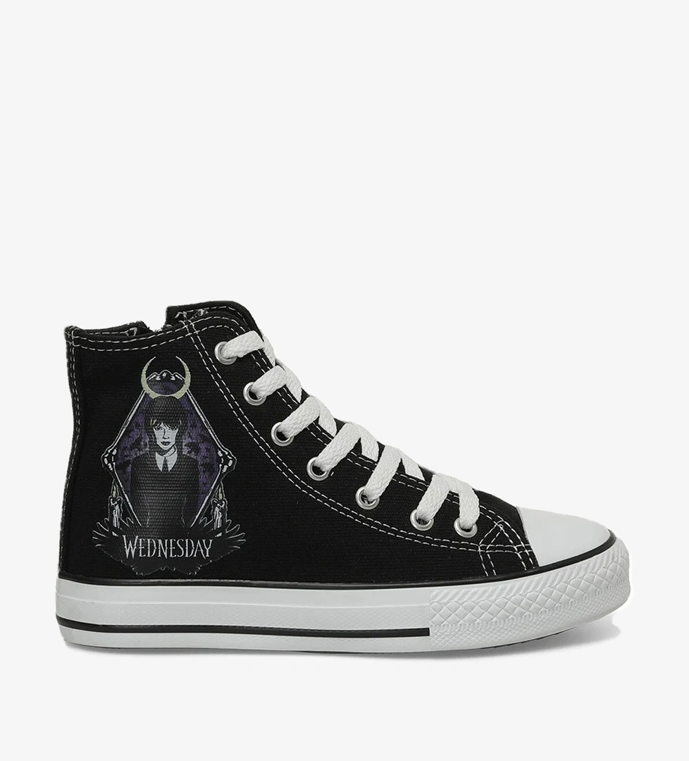 ALINA.F4FX Siyah Kız Çocuk High Sneaker - Görsel 1