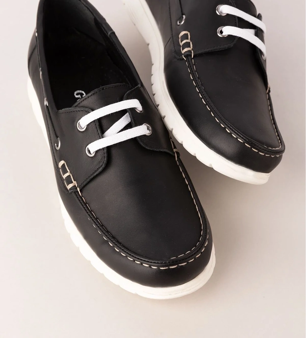 Gondol Kadın İçi Dışı Hakiki Deri Esnek Hafif Rahat Loafer ell.7005