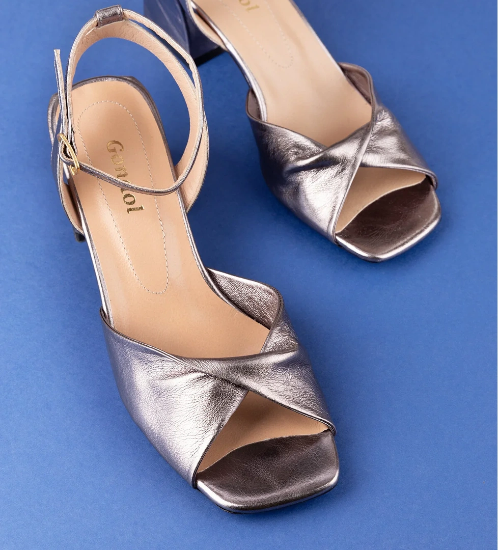 Gondol Kadın Hakiki Deri Topuklu Ayakkabı ast.6004