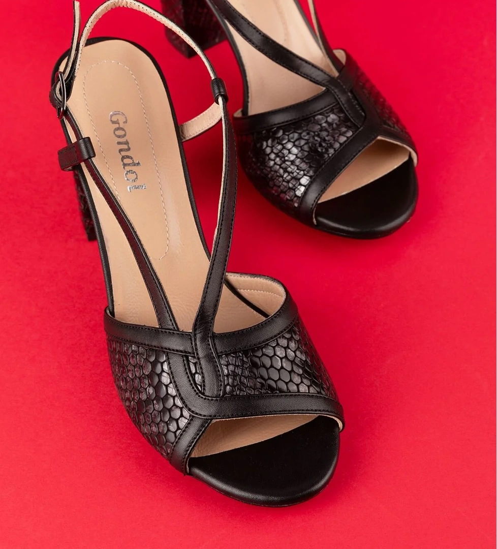 Gondol Kadın Hakiki Deri Şık Topuklu Ayakkabı ast.6157