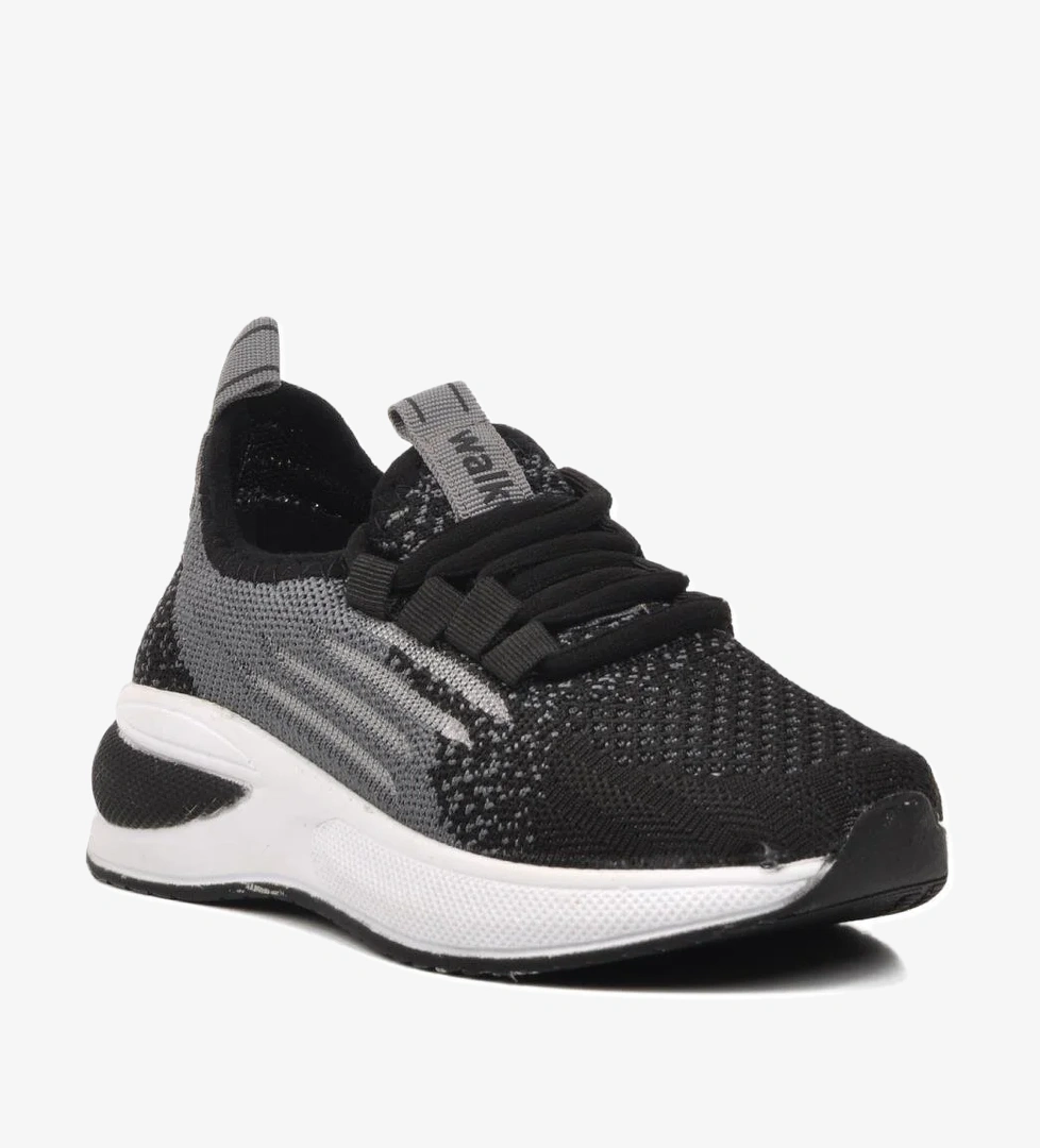 Ravello-P Siyah-Beyaz-Füme Çocuk Spor Ayakkabı