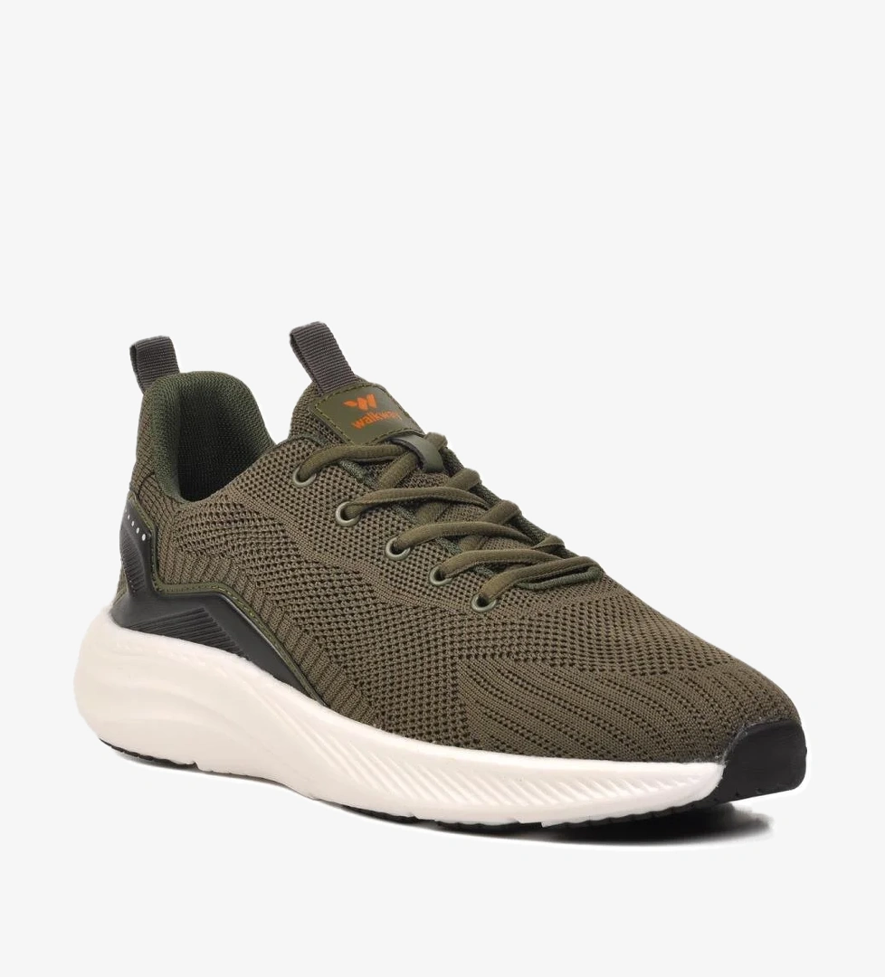 Legon Haki Triko Erkek Spor Ayakkabı