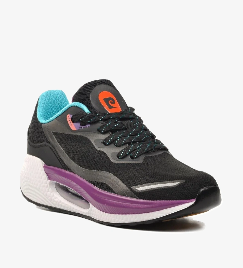 PCI-10108 Siyah-Beyaz Kadın Spor Ayakkabı