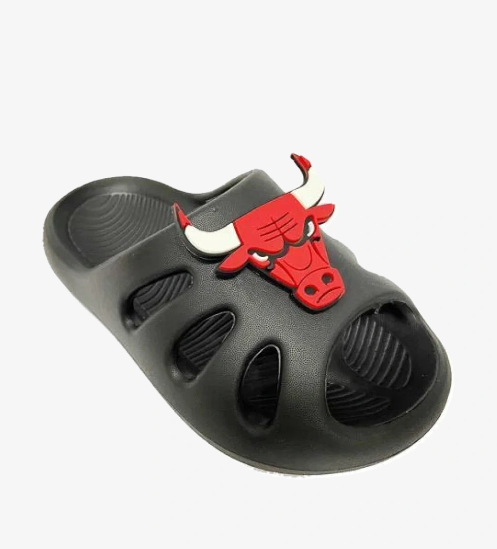 Akım E300-24 Boğa Figürlü Suya Dayanıklı Erkek Çocuk Terlik 24-35 - Görsel 1