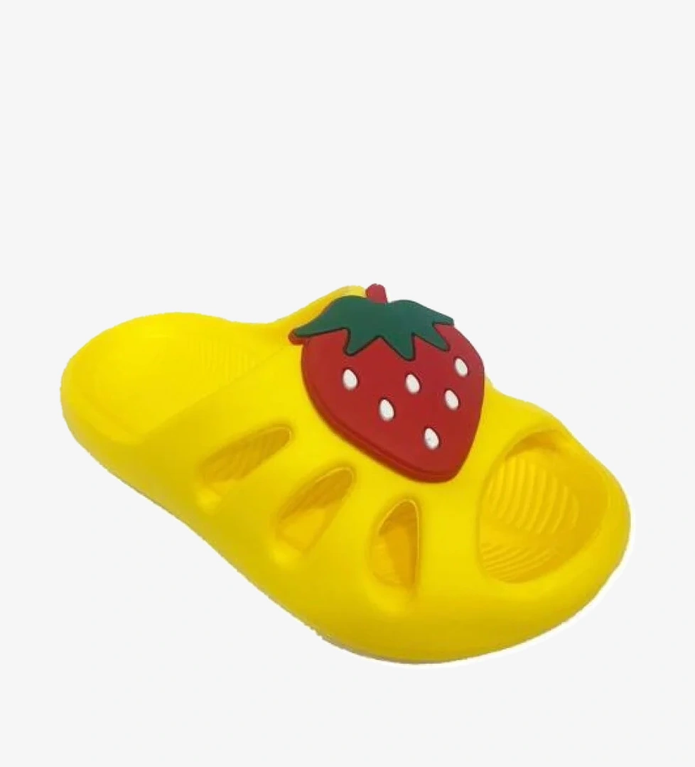 Akım E300-24 Çilek Figürlü Suya Dayanıklı Kız Çocuk Terlik 24-35 - Görsel 1