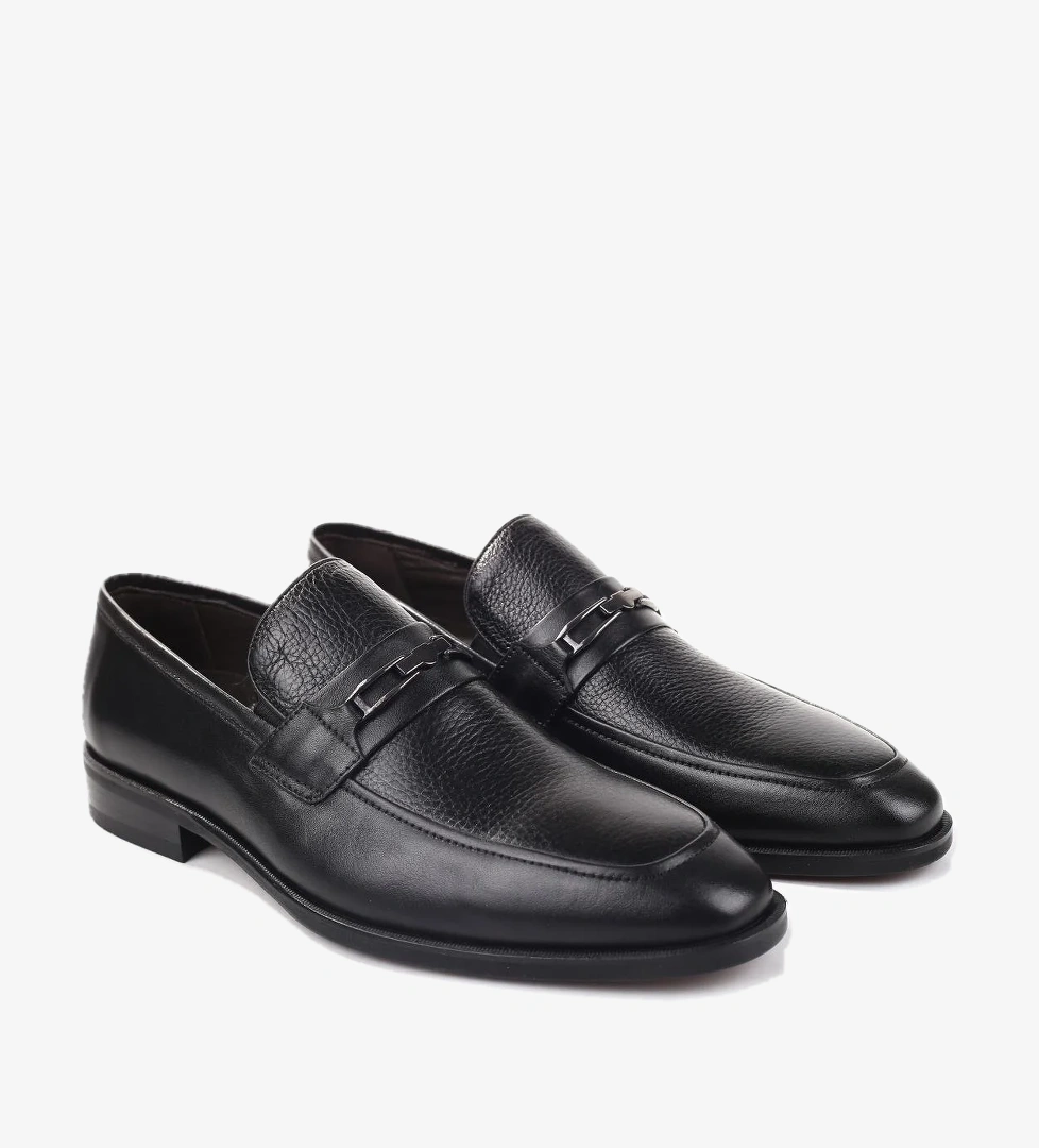 Papuç Sepeti PapuçSepeti 3728 Hakiki Deri Bağcıksız Klasik Erkek Ayakkabı model görseli