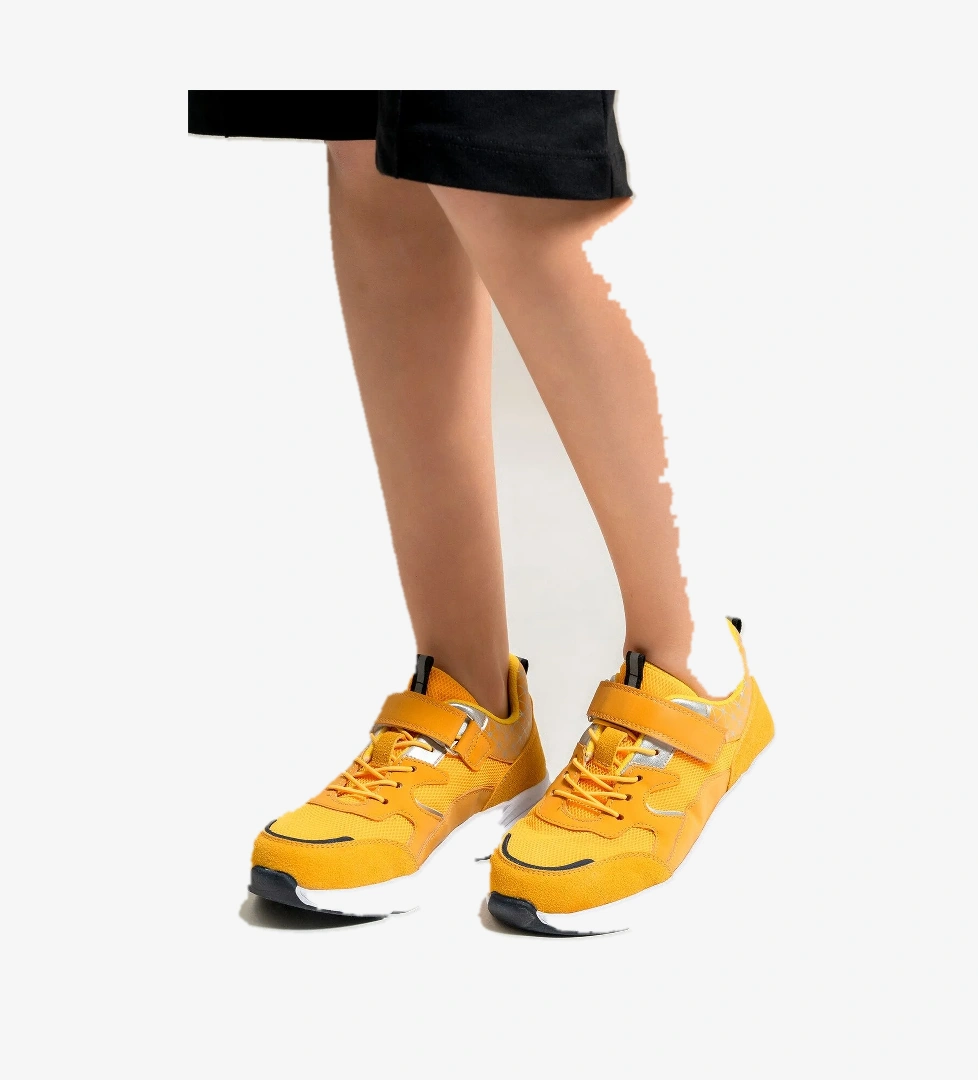 Unisex Çocuk Sarı Günlük Spor Ayakkabı