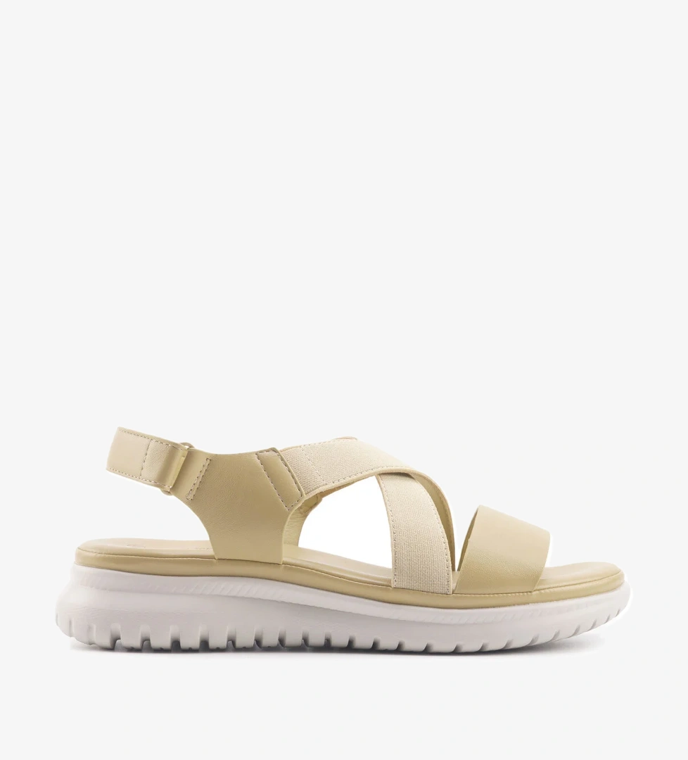 Travel Soft TRV2576.Z4FX Sarı Kadın Comfort Sandalet - Görsel 1