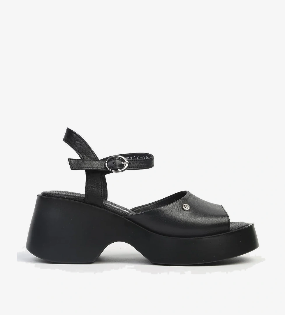 ® | PC-7203- 3968 Siyah-Kadın Topuklu Ayakkabı