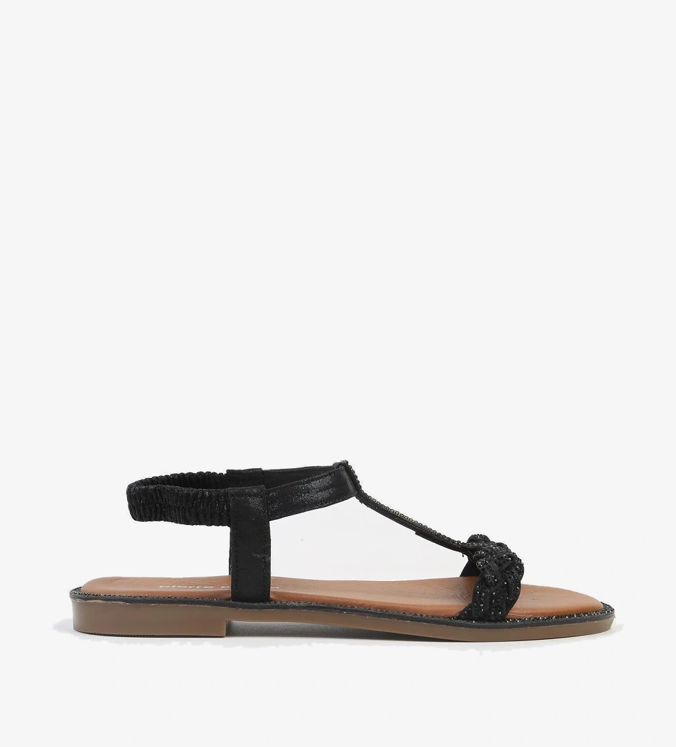 Pierre Cardin ® | PC-7140 - 3076 Siyah-Kadın Sandalet model görseli