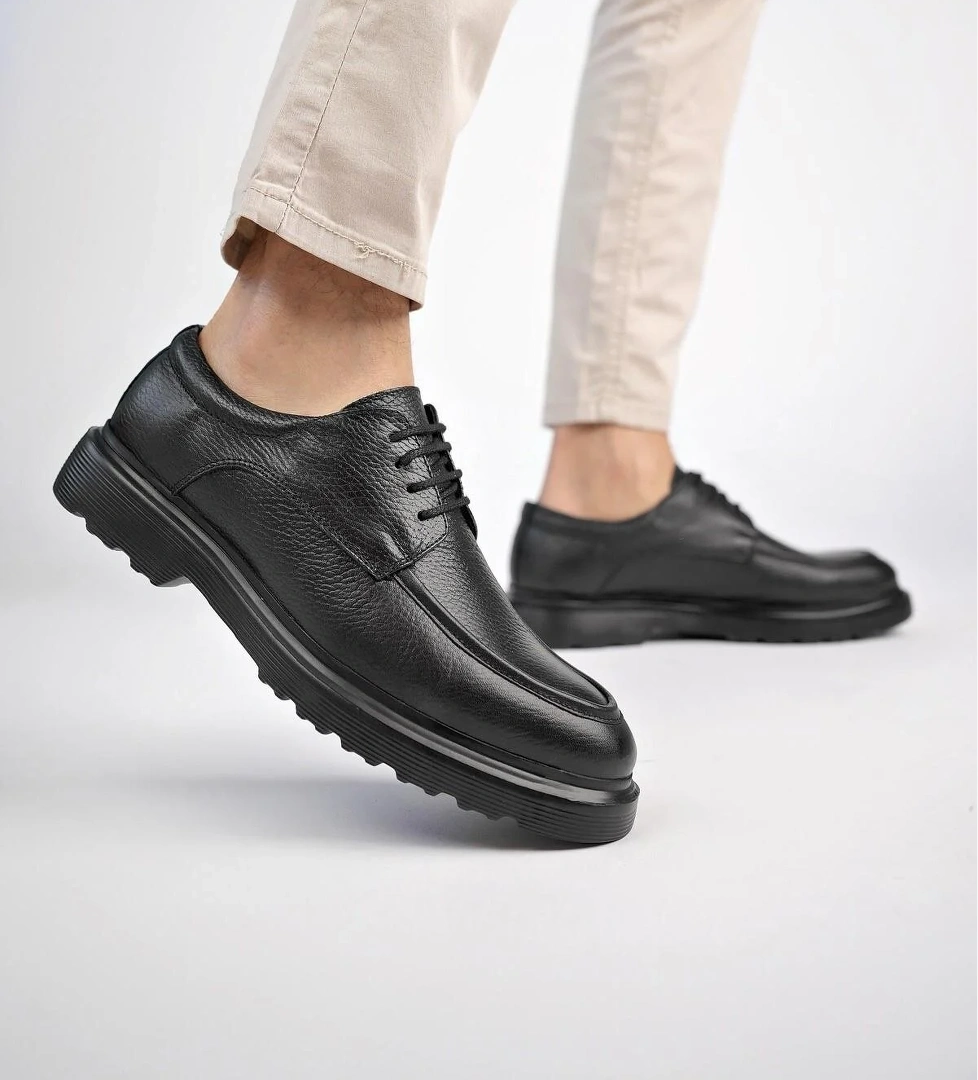 SAMUEL Garantili Günlük Klasik Hakiki Deri Casual Rahat Ortopedik Kalın Taban Erkek Ayakkabı