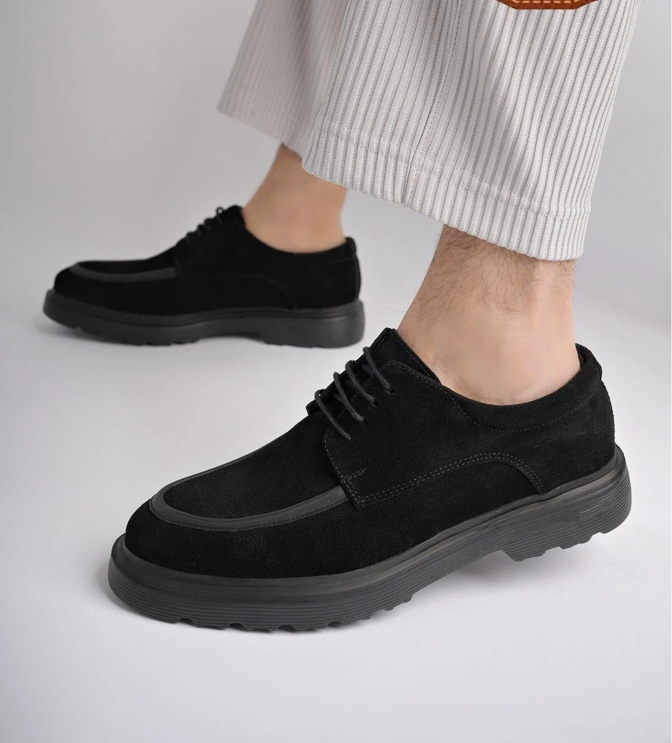 SAMUEL Garantili Günlük Klasik Hakiki Deri Casual Rahat Ortopedik Kalın Taban Erkek Ayakkabı