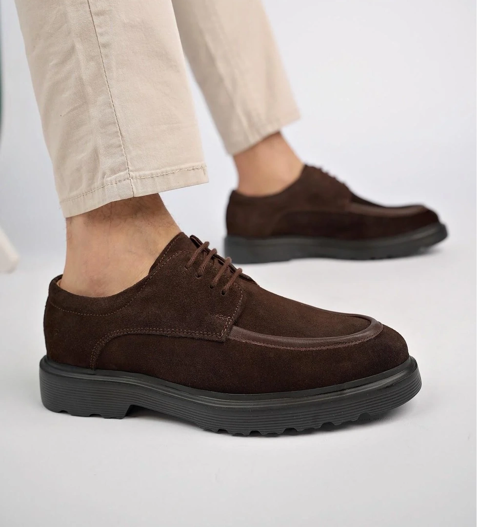 SAMUEL Garantili Günlük Klasik Hakiki Deri Casual Rahat Ortopedik Kalın Taban Erkek Ayakkabı