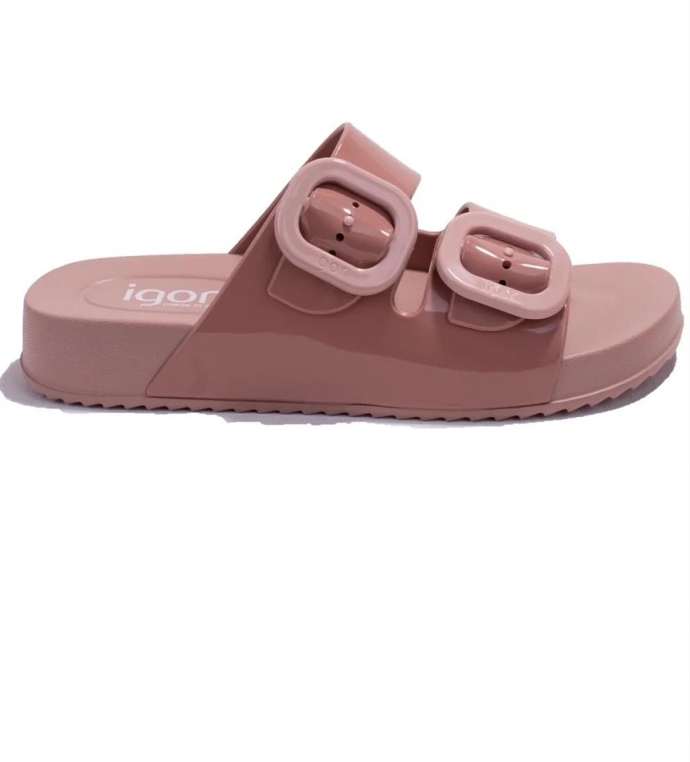 S10334 Habana Brillo Pembe Ortopedik Günlük Kadın Terlik