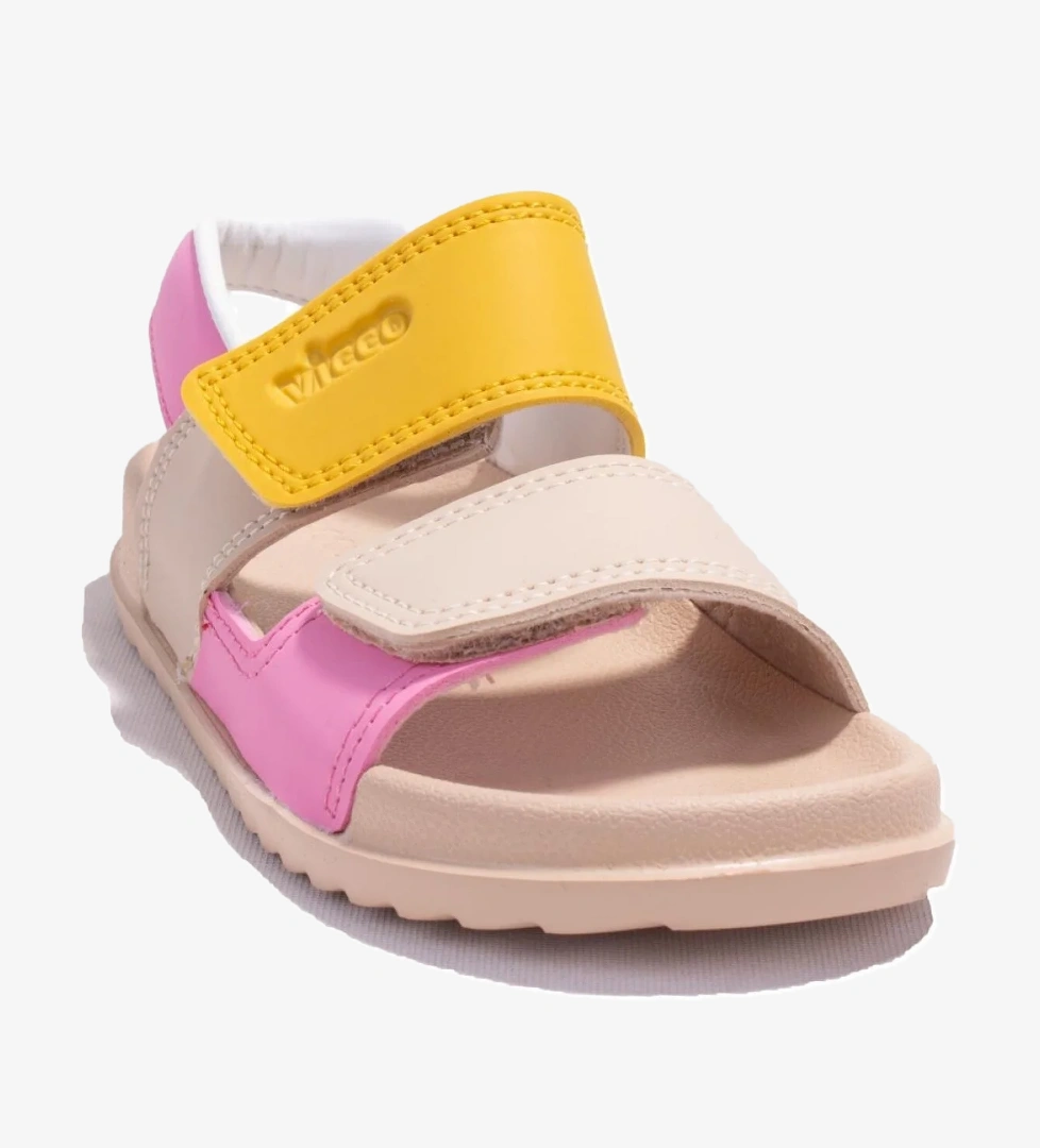 Krixi 321F23Y252 Bej Ortopedik Günlük Kız Çocuk Spor Sandalet