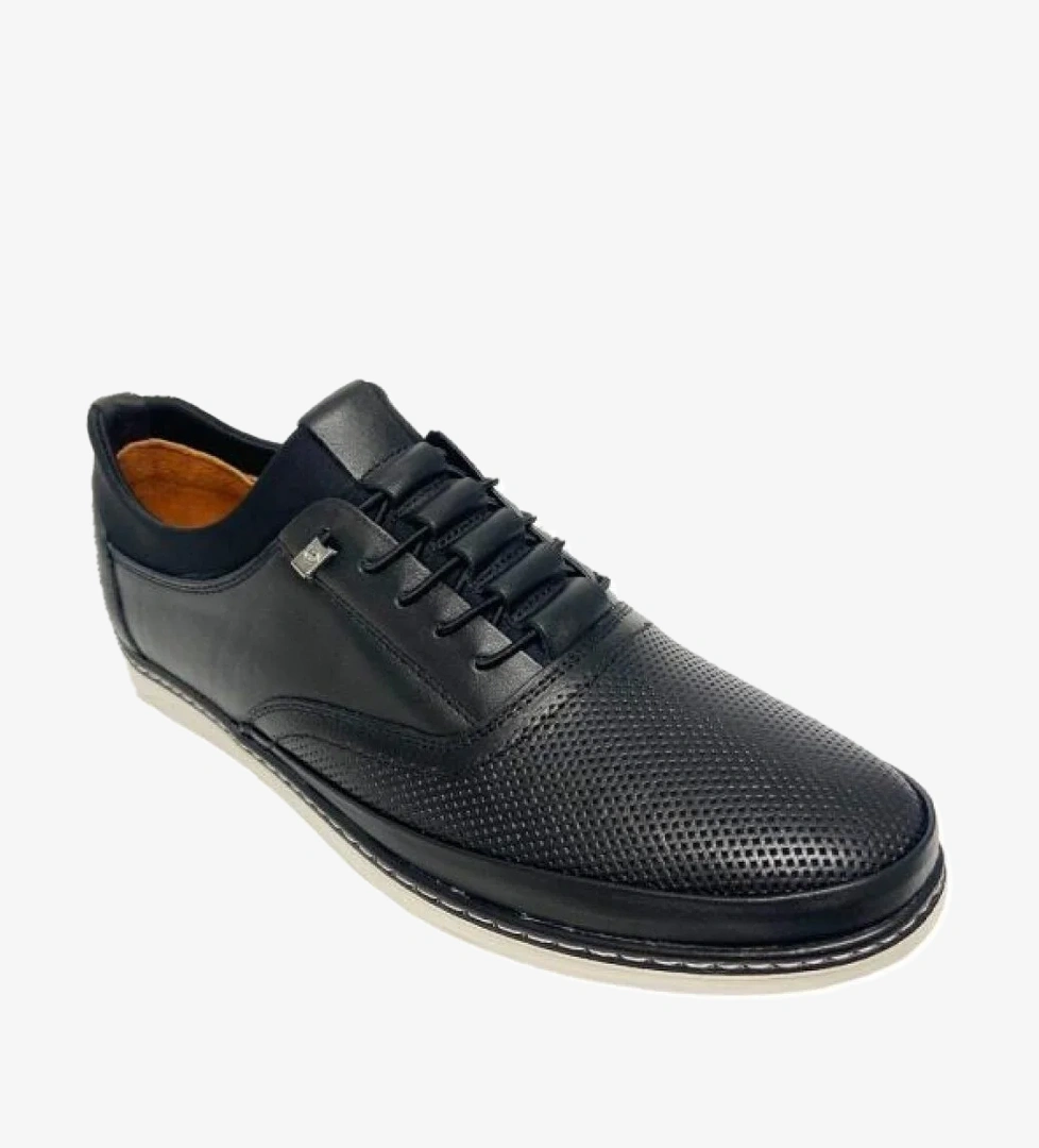 1168-24 Hakiki Deri Casual Erkek Ayakkabı - Görsel 1