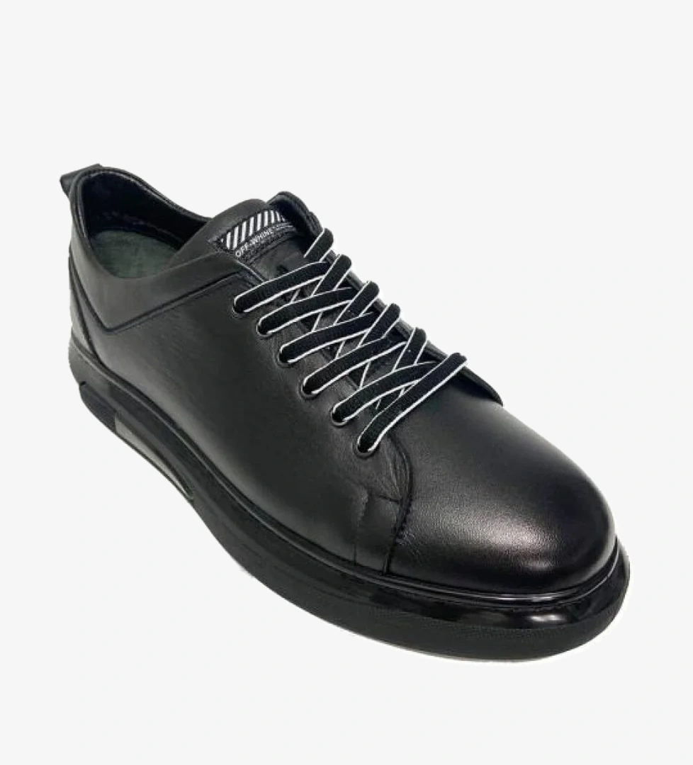 1224-24 Hakiki Deri Casual Erkek Ayakkabı - Görsel 1