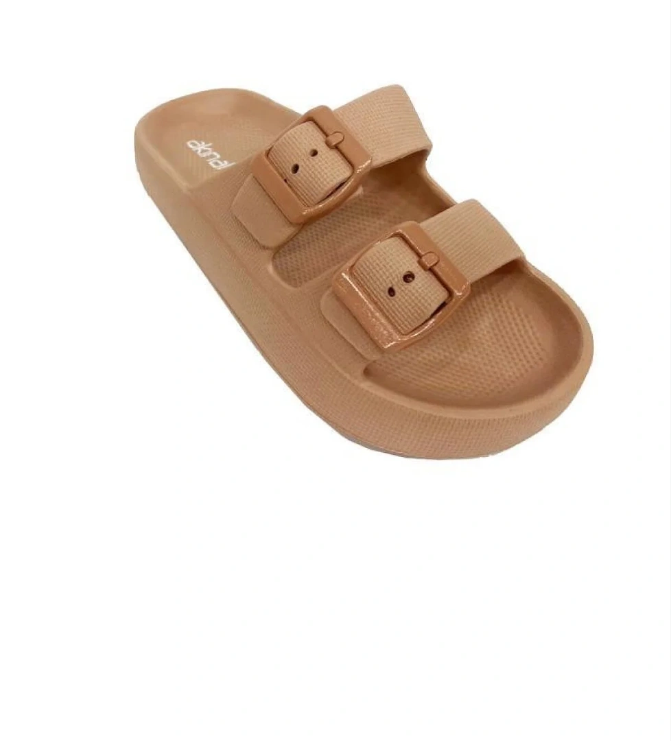 Akinalbella Akınal E282.F.000 Ortopedik Suya Dayanıklı Kız Çocuk Terlik Pastel Kahve 31-36 model görseli