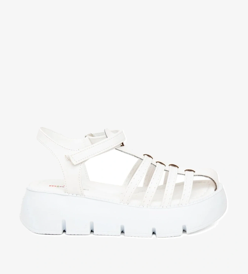 Minican J F 210 Filet Erkek Çocuk Düz Sandalet Beyaz model görseli