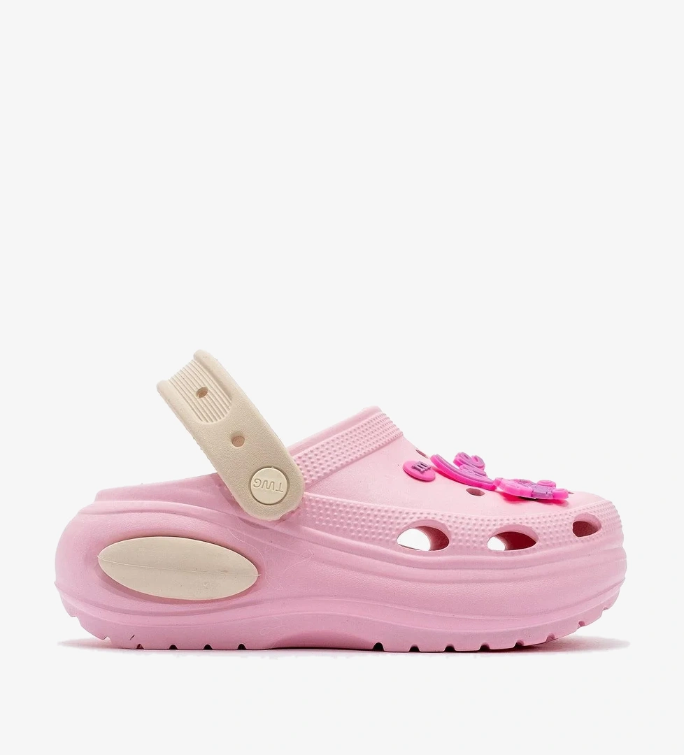 Kadın Düz Terlik PEMBE EKRU