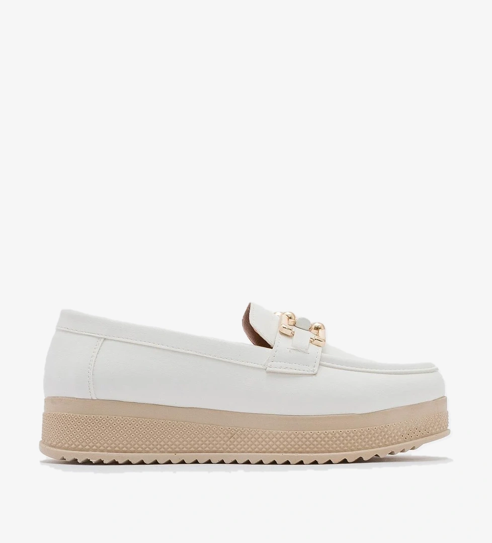 Kadın Günlük Ayakkabı BEYAZ CİLT