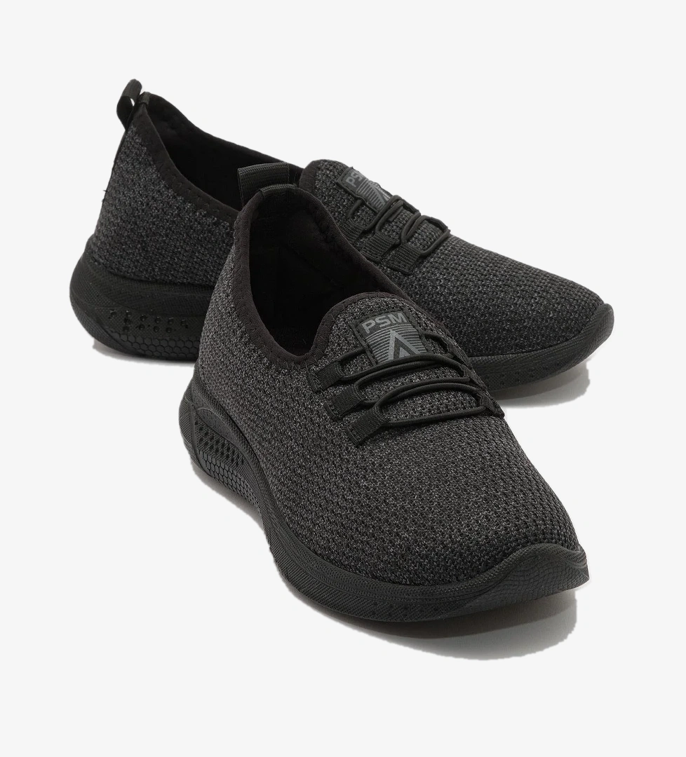 Bağcıklı Kadın Spor Babet SİYAH SİYAH