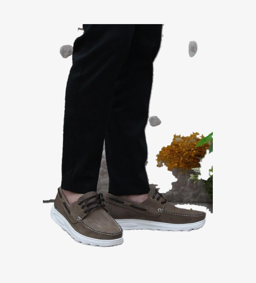 241112 Rahat Hafif Esnek Orijinal Ürün Nubuk Hakiki Deri Erkek Ayakkabı