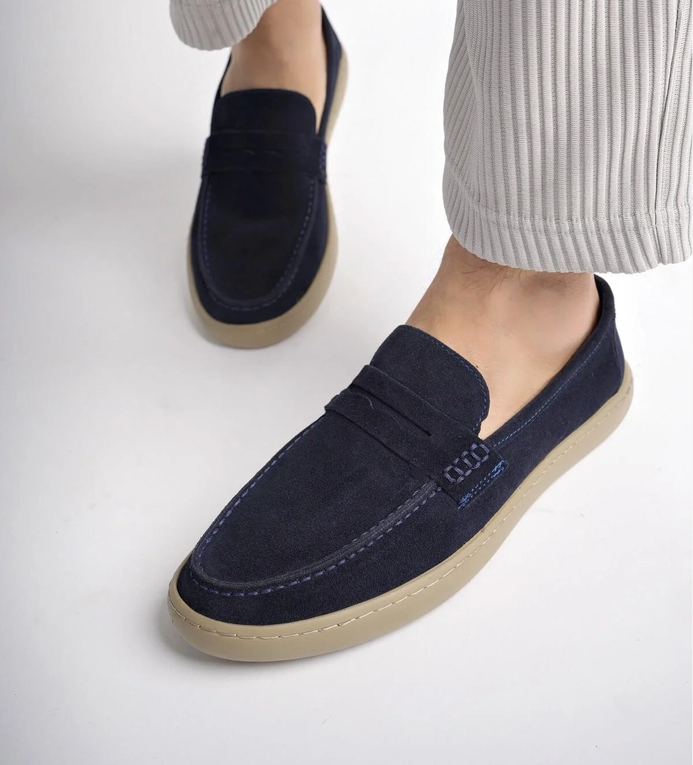 DENZEL Garantili Günlük Klasik Hakiki Deri Casual Rahat Ortopedik Bağcıksız Erkek Ayakkabı