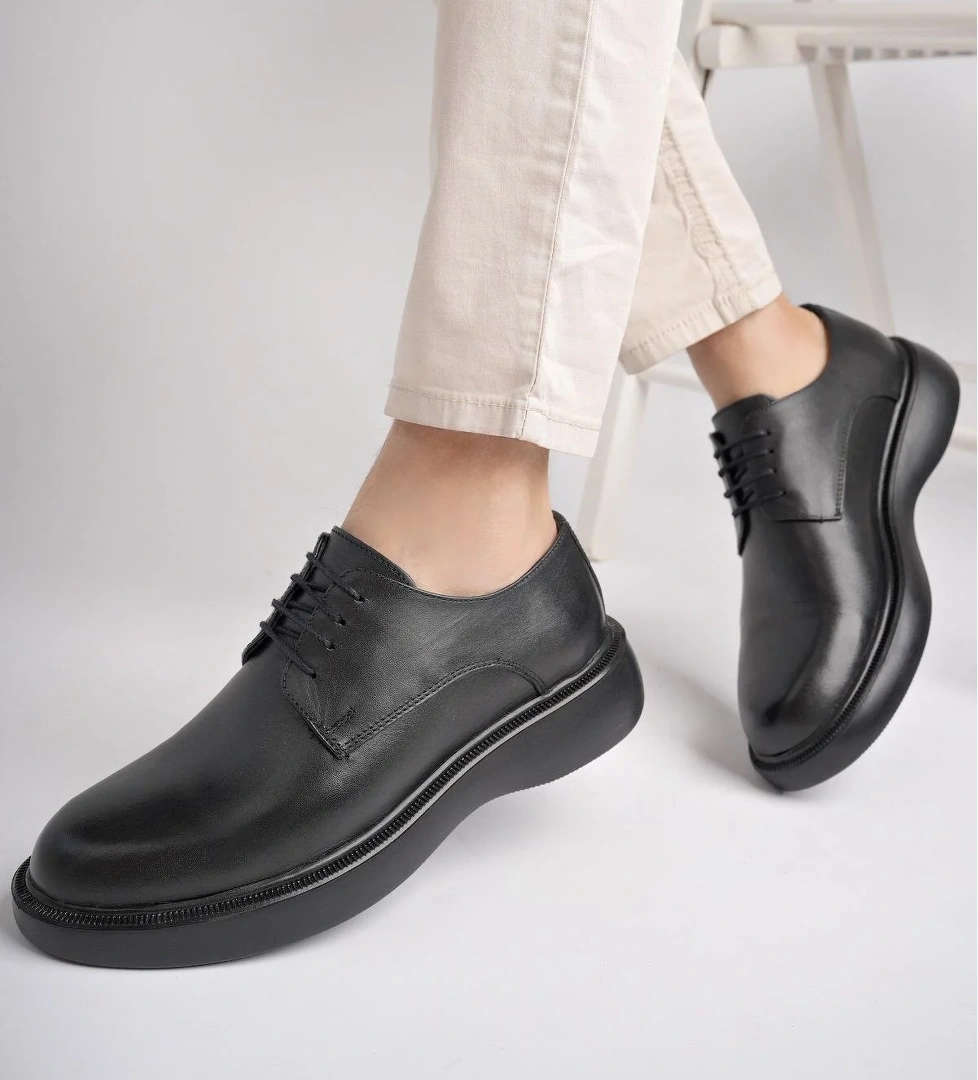 SMİTH Garantili Günlük Klasik Hakiki Deri Casual Rahat Ortopedik Kalın Taban Erkek Ayakkabı